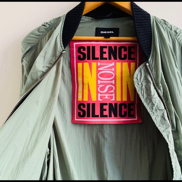 Diesel | Krista Oversized Bomber Jacket XS - Picture 4 of 6